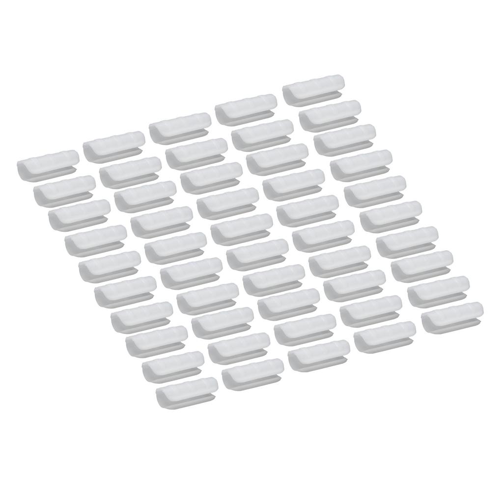 50 Stück 10cm Gewächshausfolienklemme Hitzebeständiger Rohrclip Gartenrahmen Rohrklemme für Garten