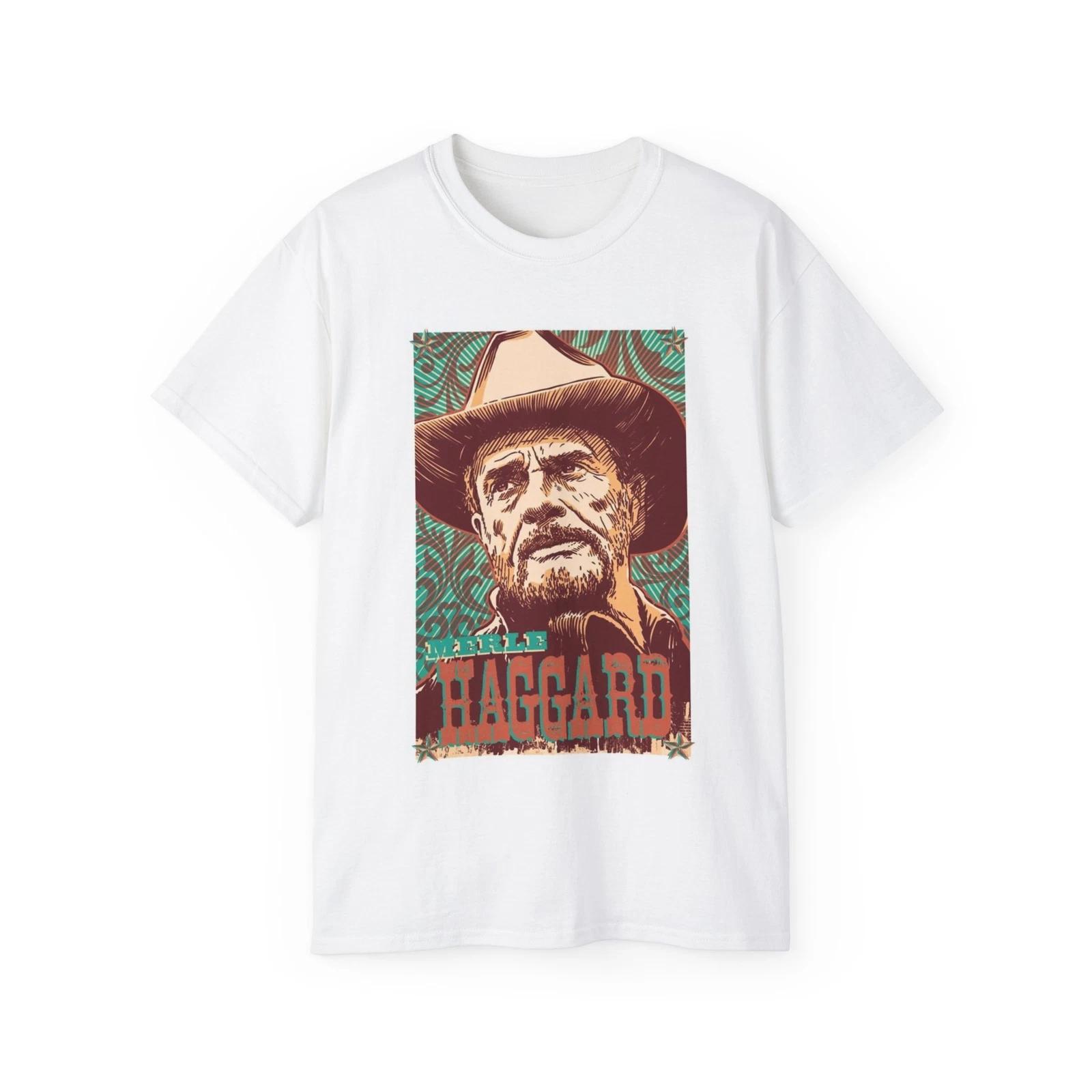 Men s and Women s T-shirts Merle haggard, Country, Texas, country music rock Ultra Cotton Tee XXXL