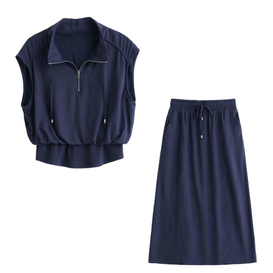 Casual suit skirt women's new super fire  temperament generous and decent wear two-piece suit