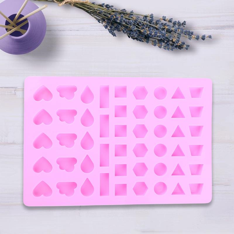 Cabochons Resin Molds Silicone Pendant Resin Mould Jewelry Crystal Bracelet Jewelry Casting Mold Square Round for Triang