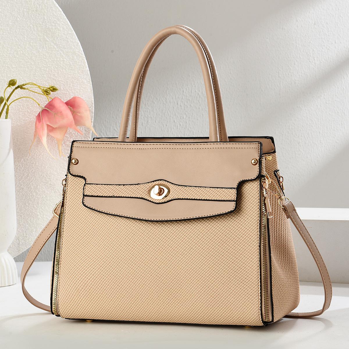 

Новая большая вместимость легкий роскошный высококачественный мягкий прочный модный изысканный легкий дорожный уличный кроссбоди на плечо хаки