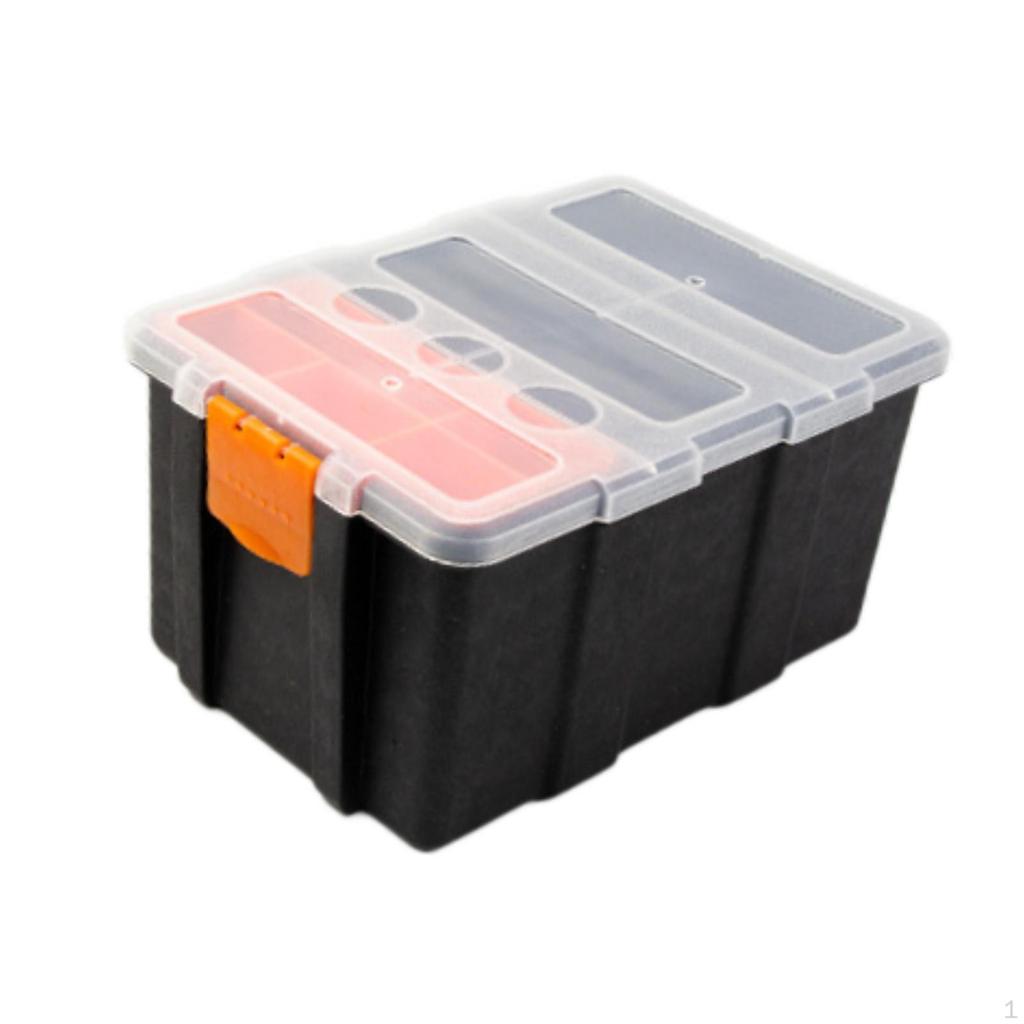 Electronic Components Box Multi Grid Portable Interchangeable Storage for Repair Screws Fastener