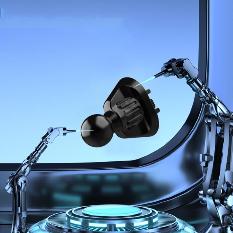 360 Degree Rotatable 17mm Ball Head Joint Mounting Base Suitable For Adjustable Car Dashboard Phone Holder Stand Adapter