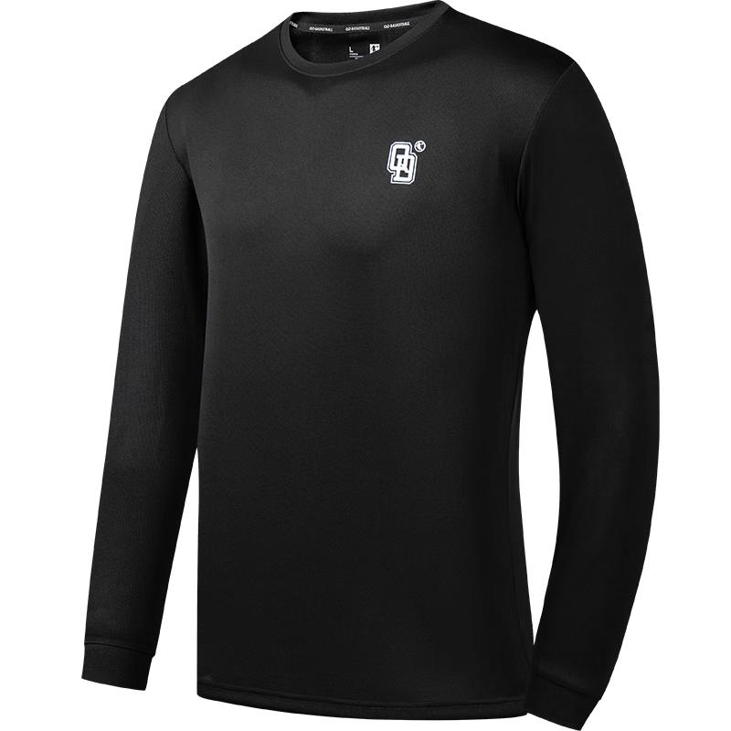 QIAODAN Men s Loose Fit Athletic Long Sleeve T-Shirt M