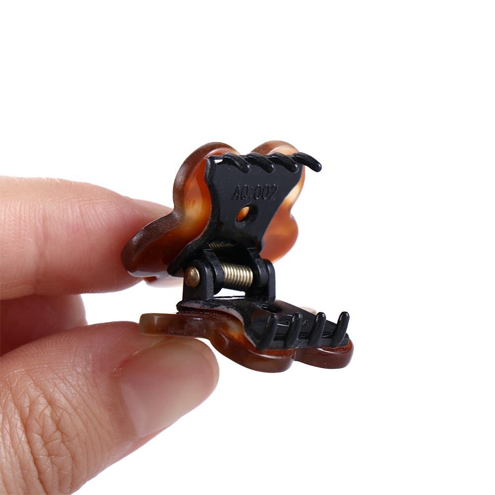 Small Hair Claw Korean Style Barrette Women Hair Accessories Flower Hairpin Flower Hair Catch Clip