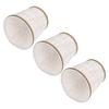 3Pcs Small Lamp Shades Hand Crafted Exquisite Soft Lightweight Dustproof High Luminousness Table