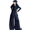 Modisches Mädchen-Herbst 2025 Langarm-Top & Cargohose Set