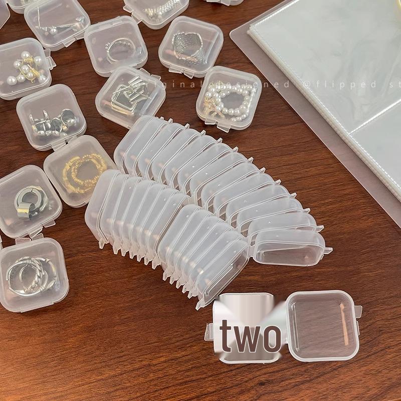 Portable PVC Anti-Oxidation Transparent Jewelry Box for Necklace and Earrings