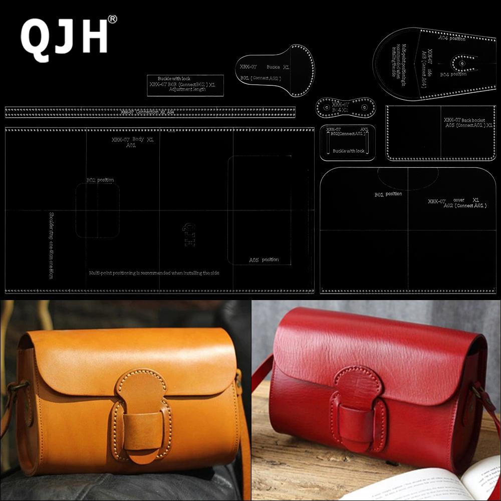 1 set Stile Vintage Fai da Te Borsa a Spalla in Pelle Set di Modelli Acrilici - Durevole, Riutilizzabile, Design Chiaro - Per Creare Portafogli & Borse