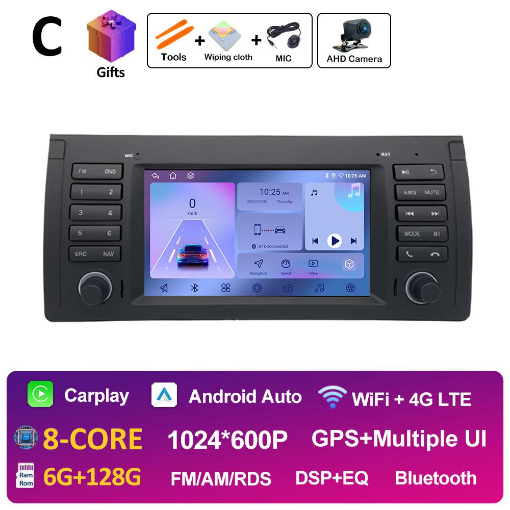 Wireless Carplay Android Auto For BMW E53 QLED IPS Screen Cooling fan Bluetooth WIFI DSP Stereo Autoradio Intelligent System 4G