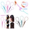 6pcs Hair Braiding Tool For Women Girls Thickened Children's Hair Extensions Durable Hair Clipper Hair Styling Accessories