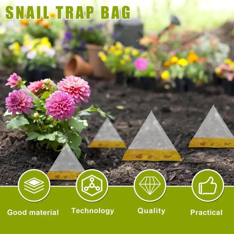 40/1pcs Garden Snails Slugs Traps Snail Controllers Snail Cages Insect Traps Household Garden Disposable Snail Trap Catcher Bags