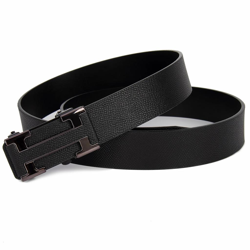 Famous Style Male Brand Belt Men  Men's Business Belts Durable Dark Colored Gift Item