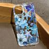 Funda de Teléfono Azul Flor Estrella de Mar Oceánica de Verano para Samsung Galaxy S26 S25 S24 S23 S22 Ultra Plus S21 FE A35 A55 A34 A54 A53
