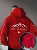 American Best-selling Cool Men Women Hooded Sweatshirt Autumn Winter Daily Outdoor Vacation Fitness Casual Loose