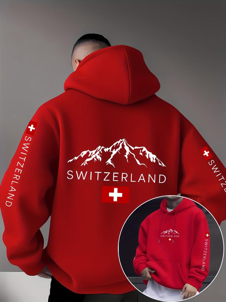 American Best-selling Cool Men Women Hooded Sweatshirt Autumn Winter Daily Outdoor Vacation Fitness Casual Loose