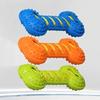 Set of 3 Entertaining Squeaky Dog Toy Bone for Boredom Dog Entertainment Chew Toy for Aggressive Chewer Clean Teeth