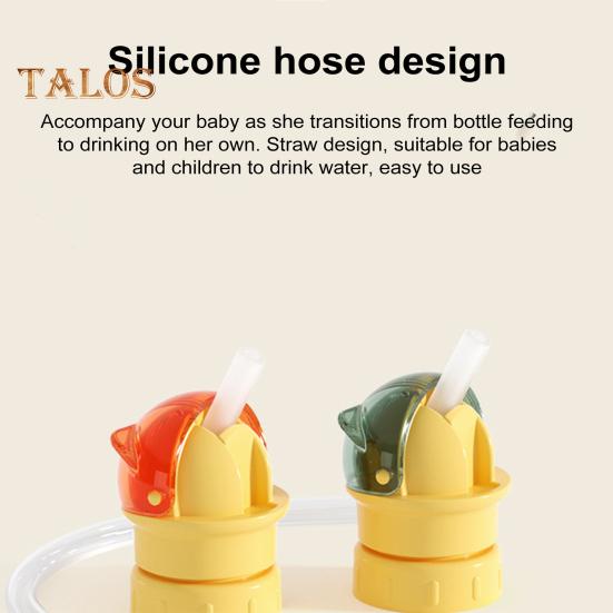Beverage Water Bottle Straw Lid BPA-Free Twist Cap No Spill Silicone Cover Heat-Resistant Water Bottle Lid Compatible with Most Bottles