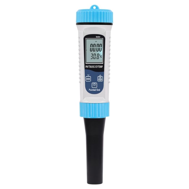 

5 in 1 TDS/Acidity/Temperature Tester for Pool Spa Aquarium Hydroponic Saltwater Digital Acidity Tester 1