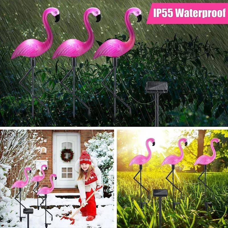 3-Pack Solar LED Garden Lights - Waterproof Outdoor Decoration for Lawn & Park