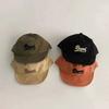 Letter Embroidery Children's Hat Solid Color Sun Protection Cap Boys Girls Caps Peaked Hats