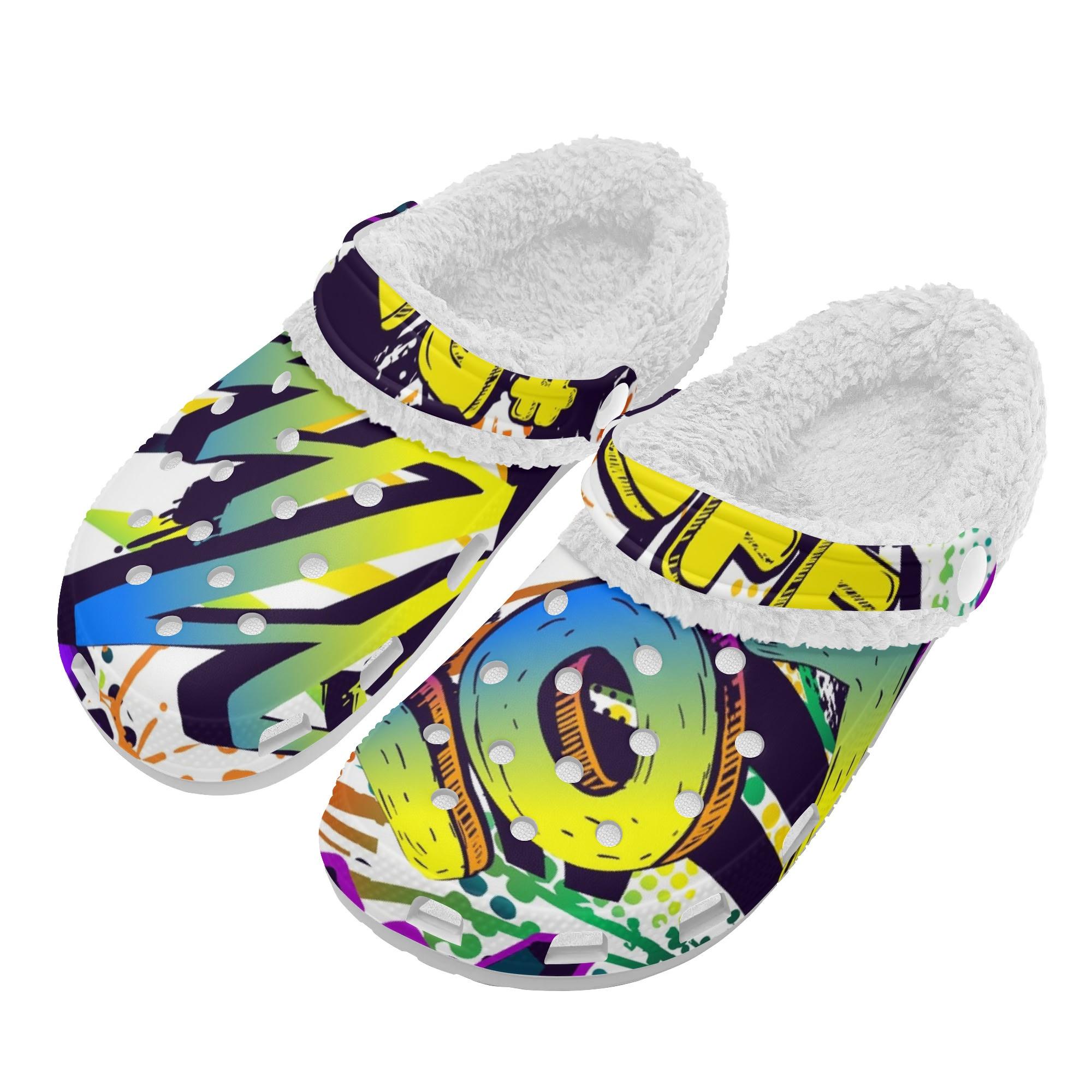 

1 пара белых флисовых сабо из ЭВА, унисекс, теплые, на липучках, легкие, противоскользящие, с мягкой внутренней частью, зимняя повседневная удобная обувь 48 белый