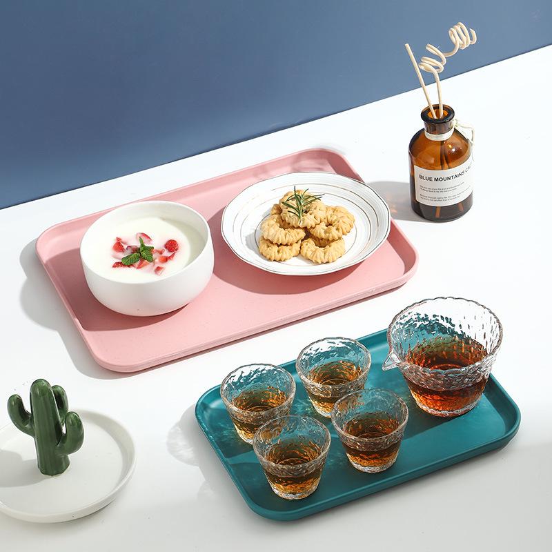 Nordic Rectangular Tray for Home, Restaurant, or Hotel - Ideal for Tea, Coffee, and More.