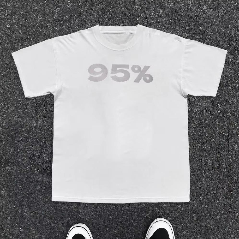 

American Pure Cotton Heavyweight T-shirt Men s Trendy West Coast Short Sleeved Summer Round Neck Autumn and winter innerwear S