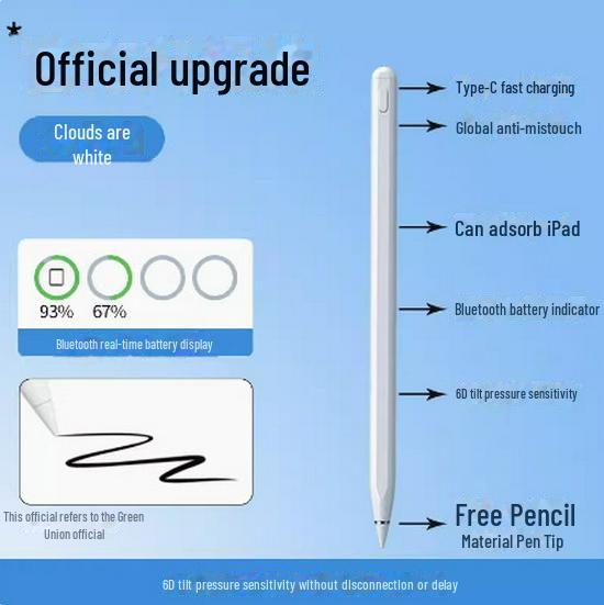 

Емкостная ручка Greenlink для Apple iPad и стилуса Apple Pencil 2-го поколения