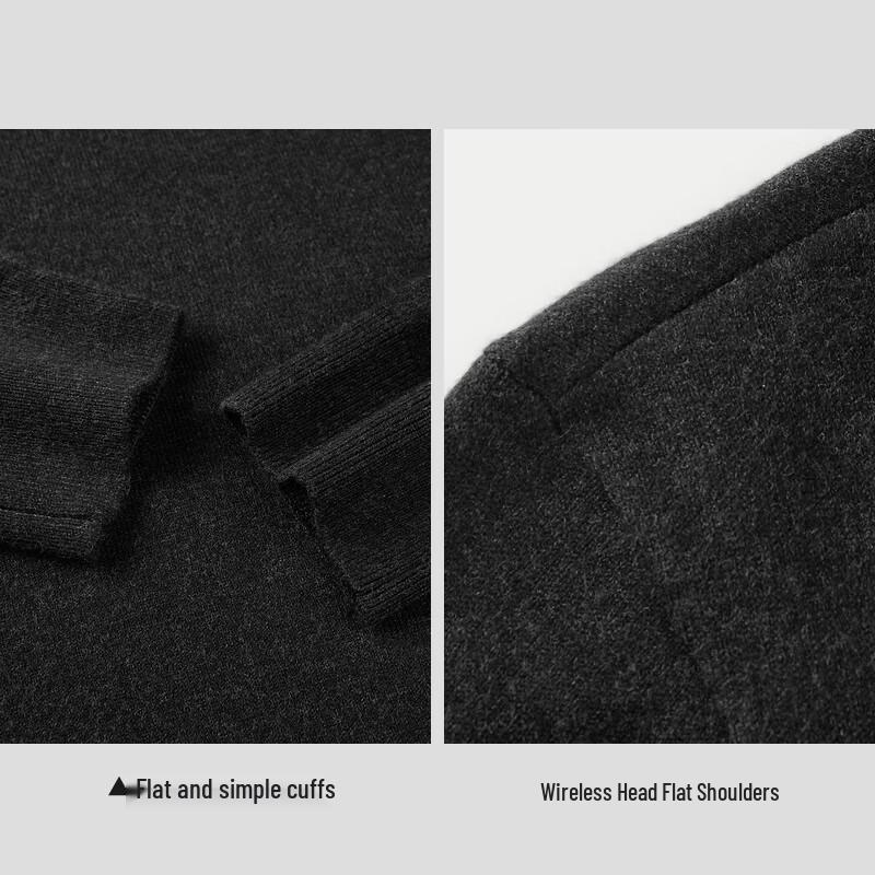 HLA Men's Long Sleeve Turtleneck Sweater