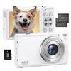 CAMKORY 4K Digital 4K 16x Digital Large Spare Ideal for School and White Camera, Autofocus, 48MP, Resolution, Close-up Shots, Zoom, 2.8-inch Screen,