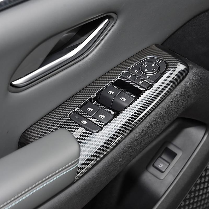 Car Styling Window Glass Lifting Buttons Frame Decoration Cover Trim For BYD Song Pro 2025 LHD Interior Accessories