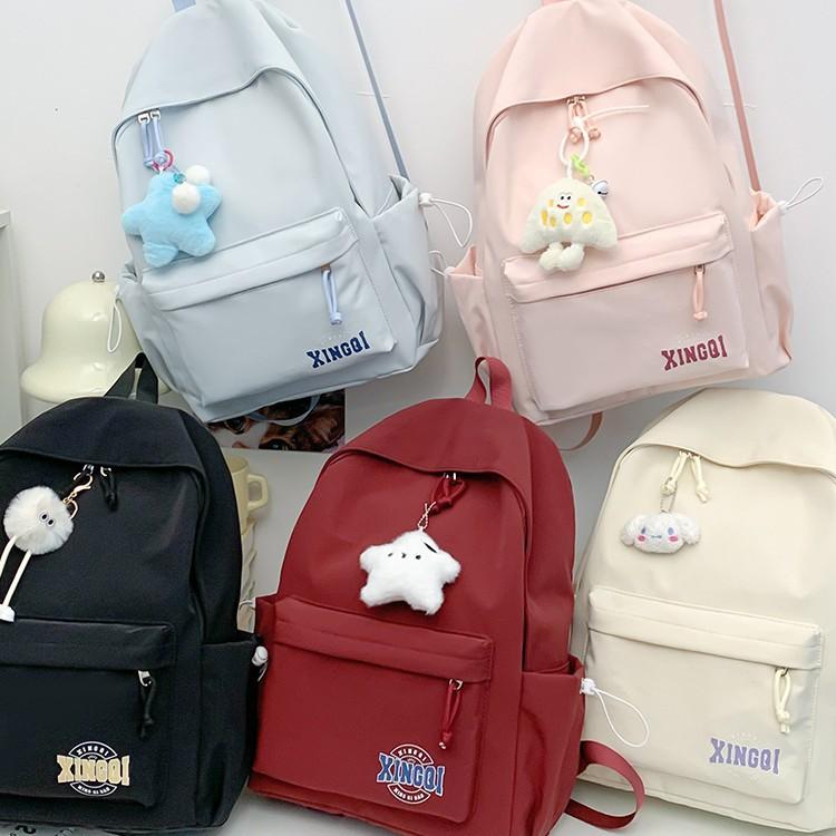 Schoolbag Japanese versatile student schoolbag women's high-value lightweight travel small backpack ins junior high school girls backpack