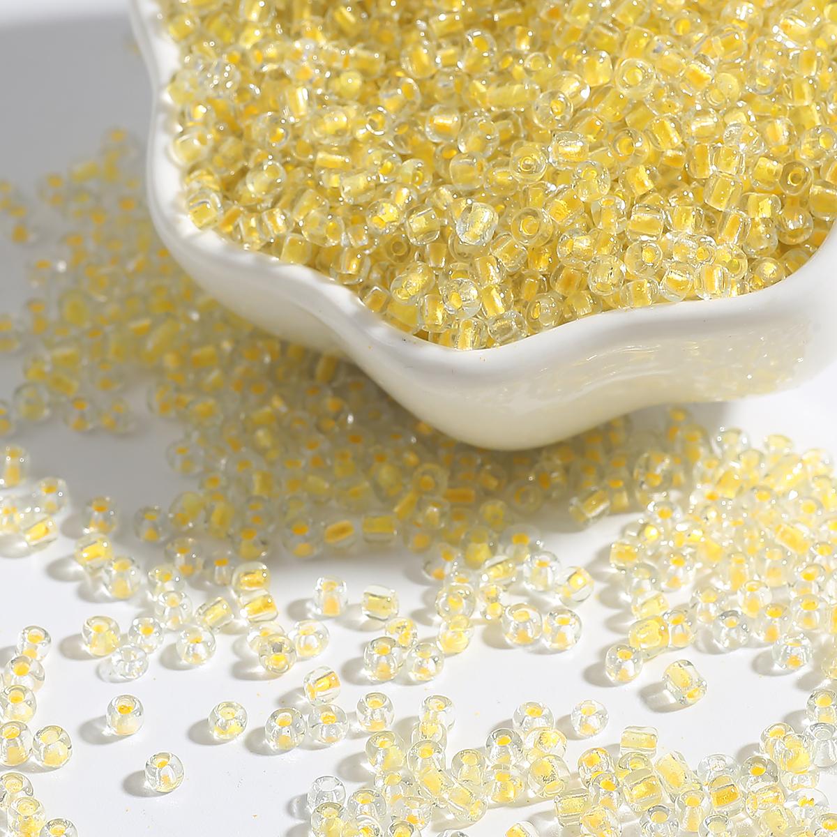 

Цветные внутри хрустальные прозрачные чешские стеклянные бусины-разделители для DIY одежды, декора для шитья 3mm 500pcs