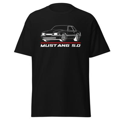 T-Shirt Premium Per Appassionati di Auto Ford Mustang 5.0 Coupé Regalo di Compleanno