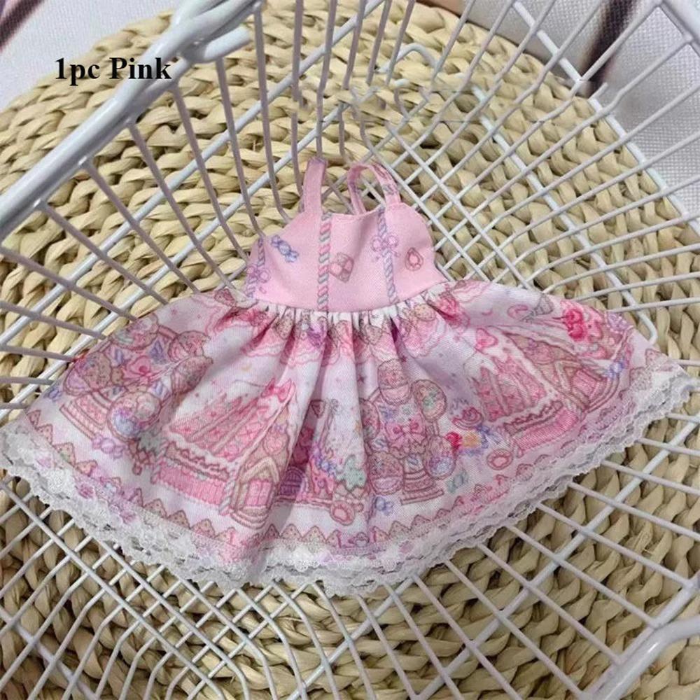 

Мини-кукольные кружевные платья ручной работы, платья принцессы без рукавов для кукол 1/6 BJD 30 см 6