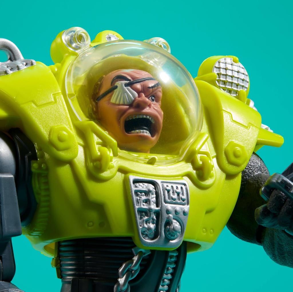 Mattel Street Sharks Action Figure with Springfire Speargun Doctor Pyranoid Collectible Inspired by TV Villains Accessory, Toy, 6-Inch 90's