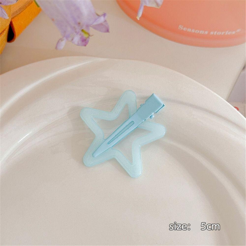 Colorful Star BB Hair Clips Cute Side Barrettes Hair Grip High Quality Star Hairpin