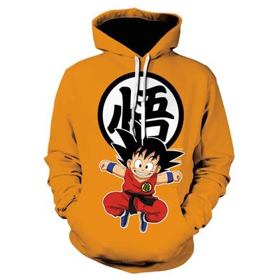 Primavera outono moletom com capuz masculino impressão 3d japonês anime goku moda casual moletom casaco de manga longa pullovers oversized topos