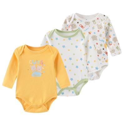 3 pezzi nuovi tutine per neonate e bambine in cotone modello cartone animato a maniche lunghe tuta primavera autunno tutina per neonato