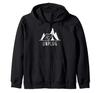 Unplug Camping Tent Wilderness Cam Ground Camping Rustic Forest Zip Hoodie