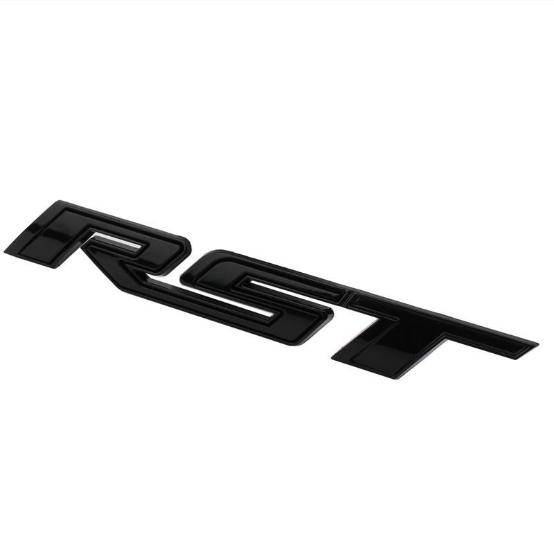 Chevrolet Silverado RST Tailgate Metal Letter & Logo Sticker Set