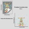 Glow In The Dark Christmas Stickers Blue Luminous Holiday Decorations Window Cling Glow In The Dark Christmas Decorations For