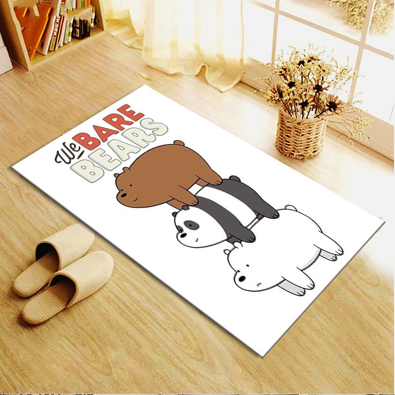 2025 New We Bare Bears Carpet Rug for Living Room Bedroom Home Sofa Decoration,Kids play Non-slip Floor Mat244