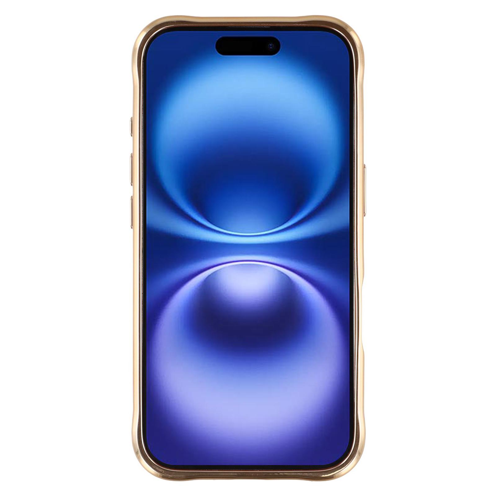 

Для iPhone 16 Гальванізований чохол 2.0 мм Товстий Акриловий ТПУ Гібридний Ударостійкий Чохол для телефону Purple