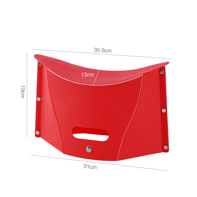 Plastik Tragbarer Klapphocker Outdoor Stühle Tragbarer Hocker für Camping Aufbewahrungshocker Aufbewahrungshocker Klappstuhl 2025