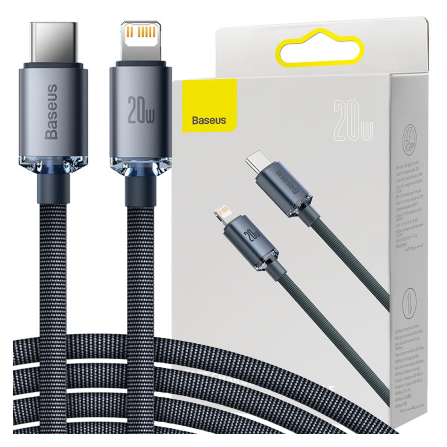 Oem Schwarz Baseus Kabel Ladekabel Usb Typ C Kompatibel Mit Iphone 20W 2M - Bild 5