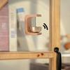 Dopamine Wind Bell Magnetic Suction Door Glue Free Wind Chimes Entrance Doorbell Reminder Walnut Wood Wind-bell Home Decor
