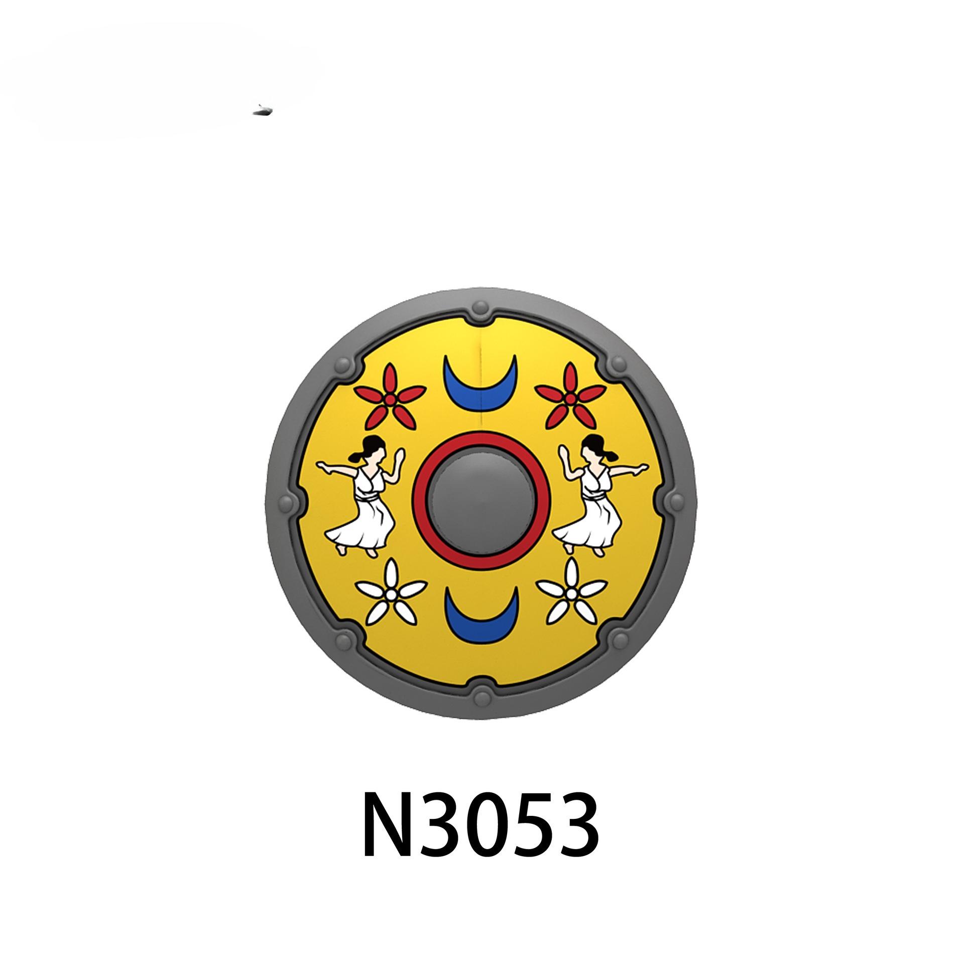 

10 шт. Игрушки-конструкторы «Средневековый замок, щит»