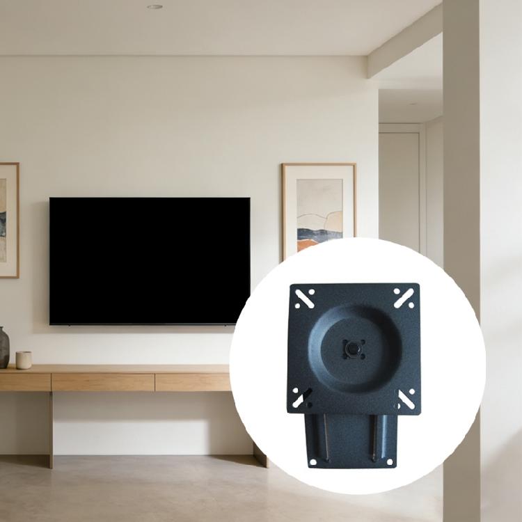 Monitor Mount Flat Panel Bracket for 10 To 30Inch LCD Screens Rotatable Capability Heavy Gauge Metal Space Efficient